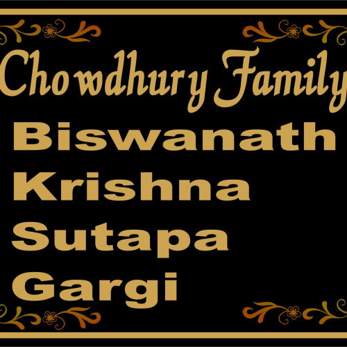 STEEL NAME PLATE