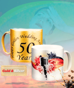Gold Silver Mug