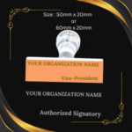 Polymar Stamp (Official) (Size - 60mm x 20mm)