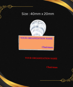 Polymar Stamp (Official) (Size - 40mm x 20mm)