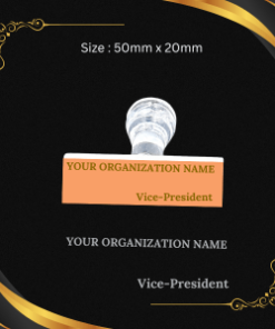 Polymar Stamp (Official) (Size - 50mm x 20mm)