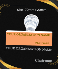 Polymar Stamp (Official) (Size - 70mm x 20mm)