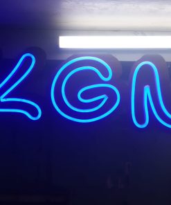 Alternative view of Acrylic Letter + Nion Light