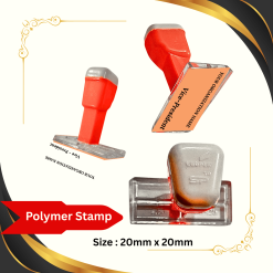 Polymar Stamp (Official) (Size - 55mm x 24mm)