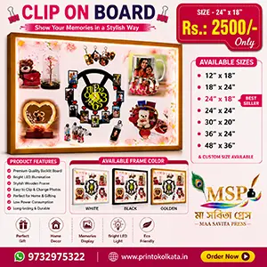 Alternative view of Clip On Board – Premium LED Photo Display